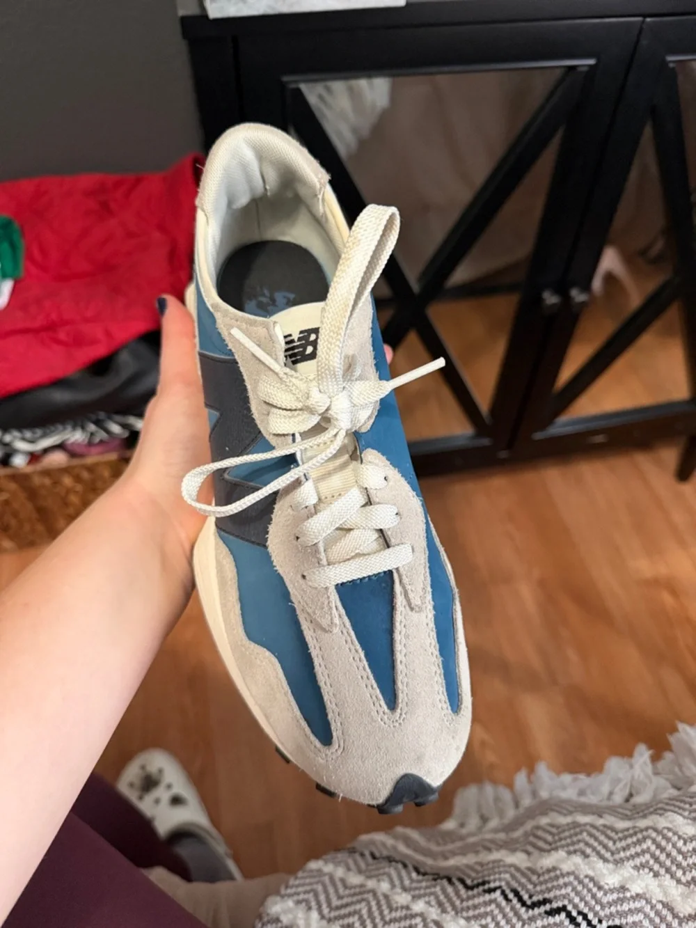 New Balance Teal & Gray Classic Runner Sneakers - Picture 2 of 4